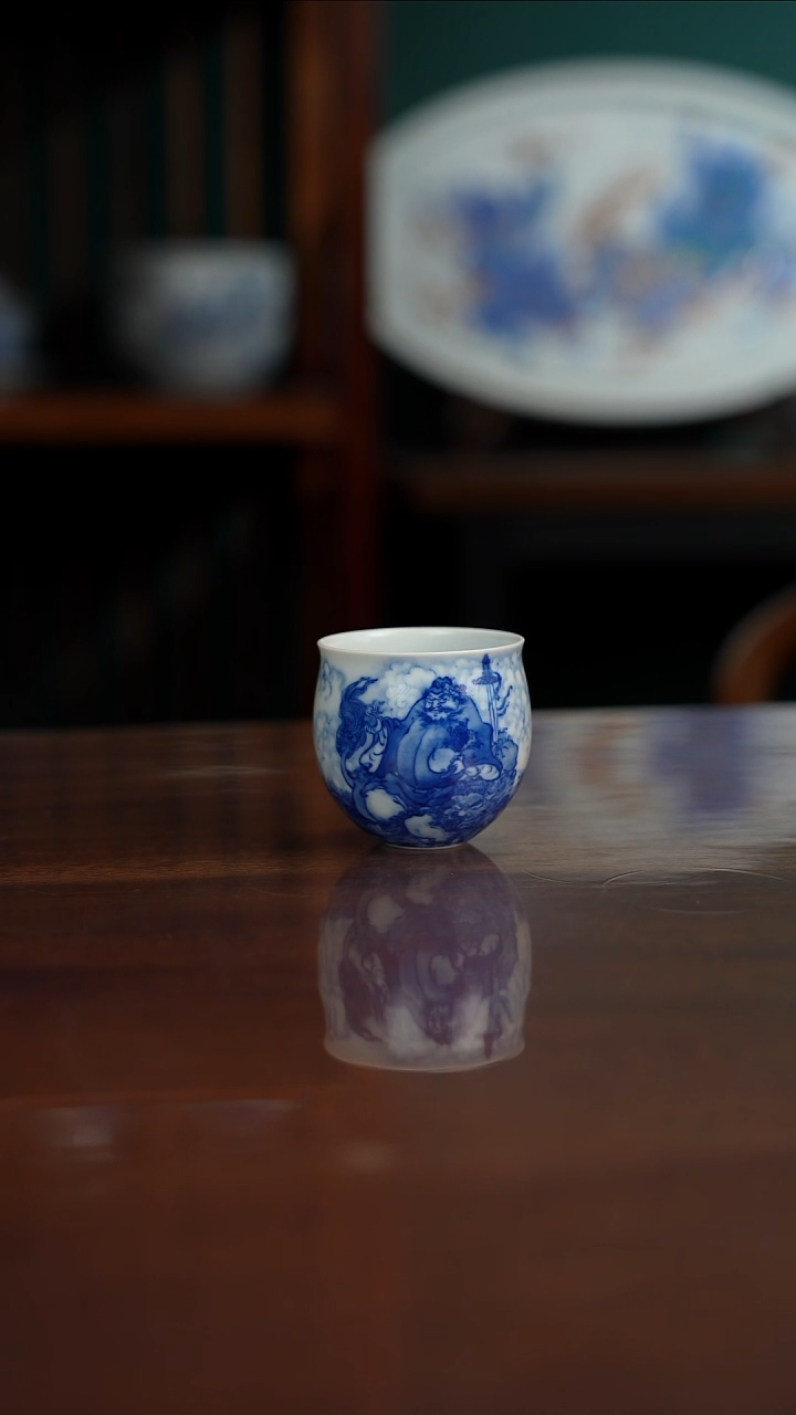  晓竹窑 钟馗镇宝图