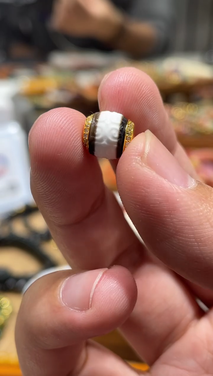 未镶嵌手串玛瑙/玉髓回纹古珠玛瑙手串