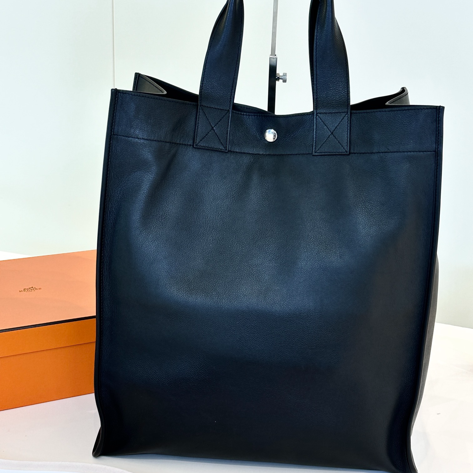 90新 Hermes/爱马仕 复古限定款手提tote bag 框K刻 