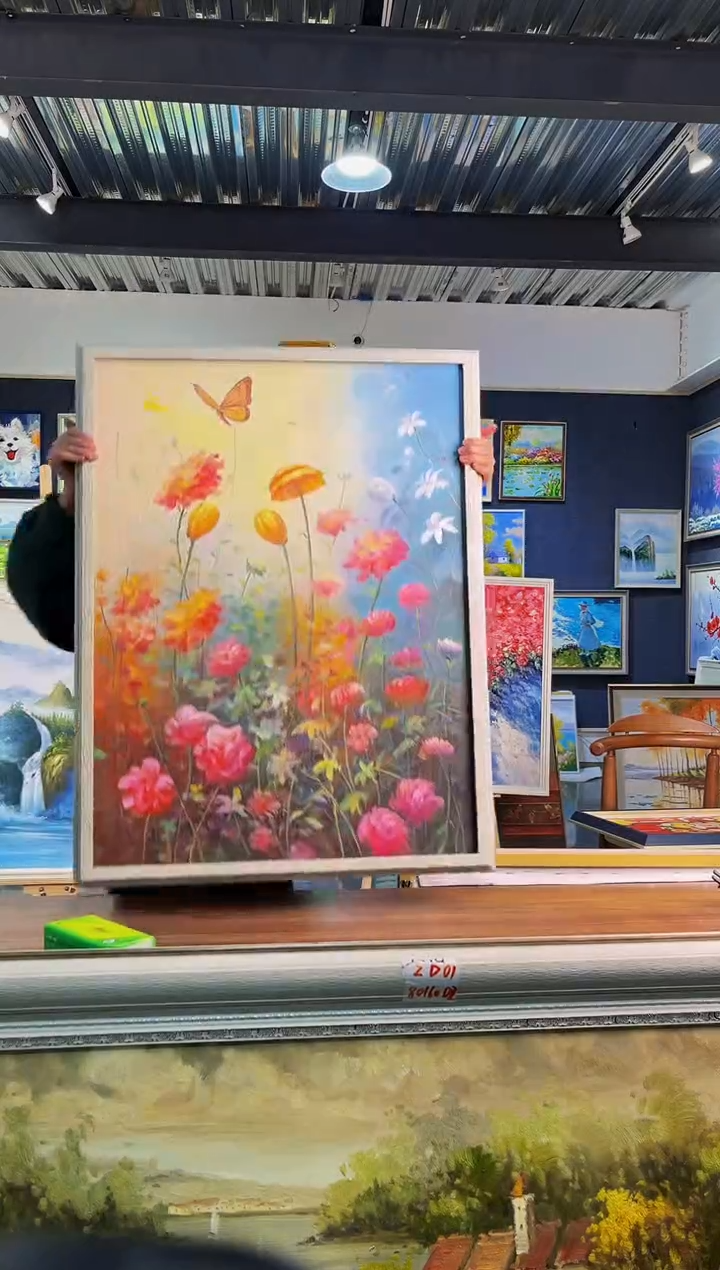 【闪购商品】油画71号 60*80 花卉-手绘油画