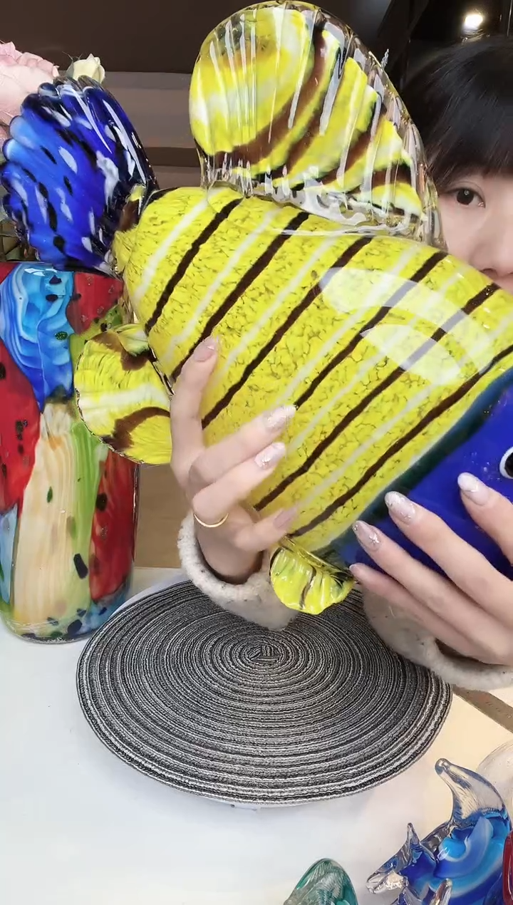 【闪购商品】茶盏琉璃摆件家居摆件
