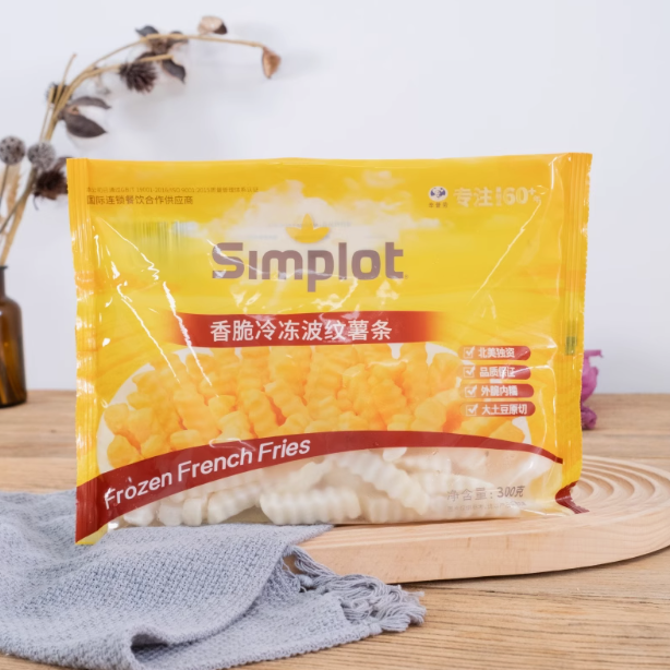 辛普劳香脆冷冻波纹薯条 1袋/份