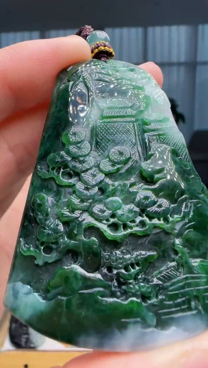 【闪购商品】翡翠颈饰未镶嵌DY@@960Q3J15870