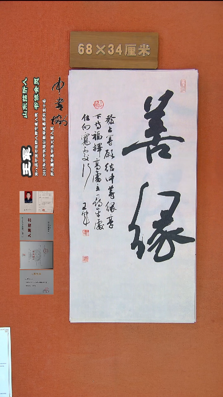 【闪购商品】书法18王军书法作品