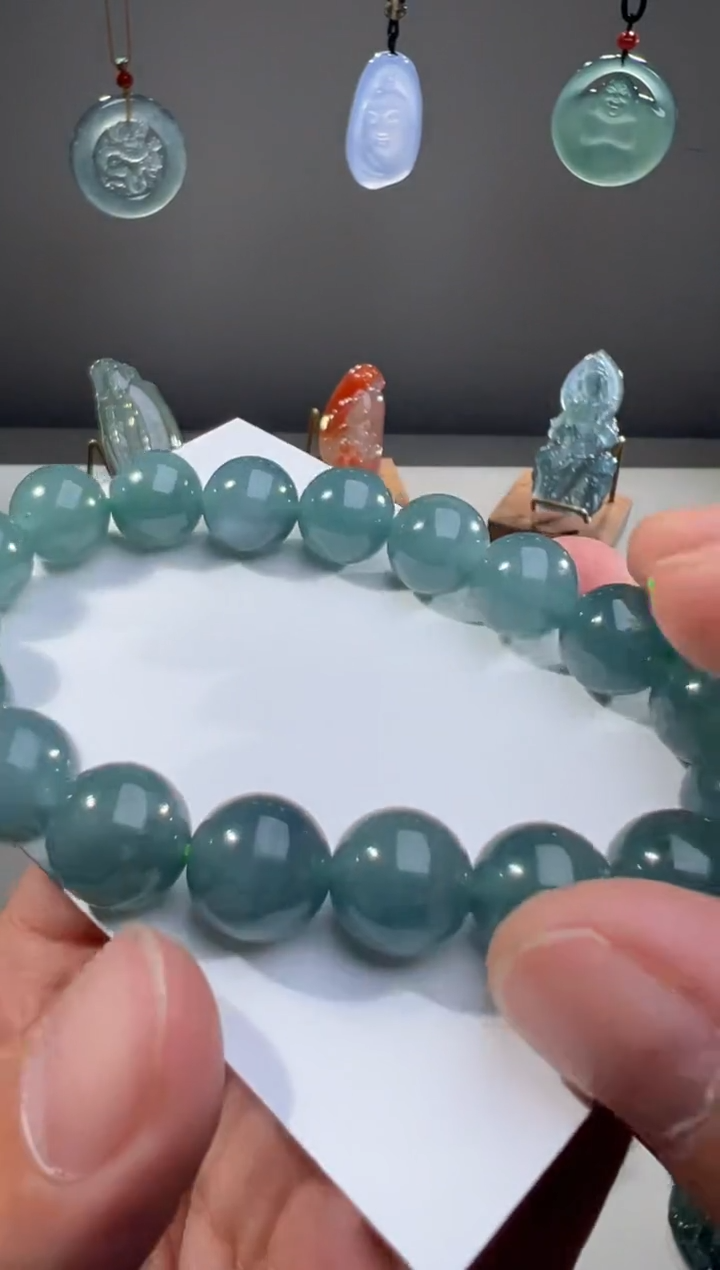 未镶嵌手链翡翠手串