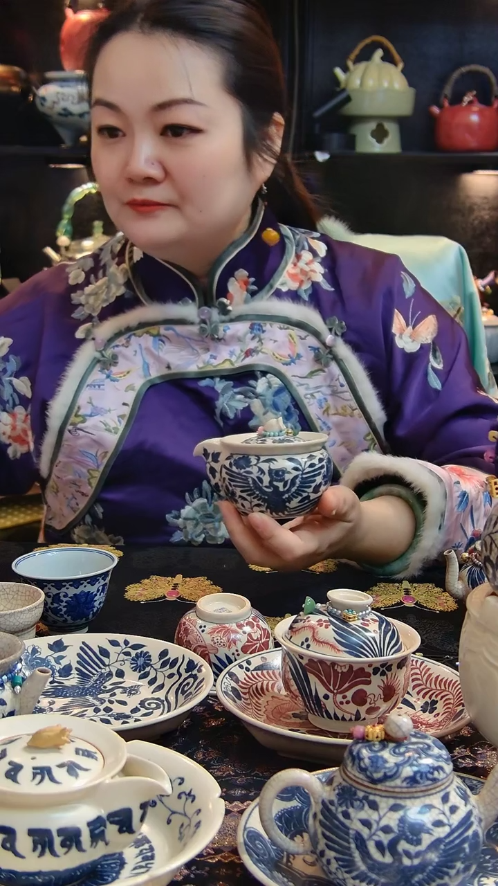 【闪购商品】茶具宝瓶手绘150毫升