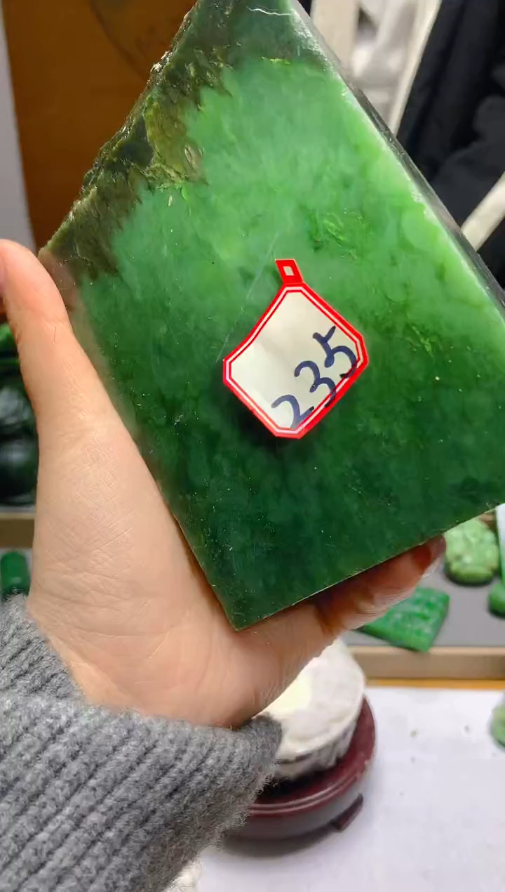 【闪购商品】和田玉（碧玉）珠宝半成品未镶嵌1