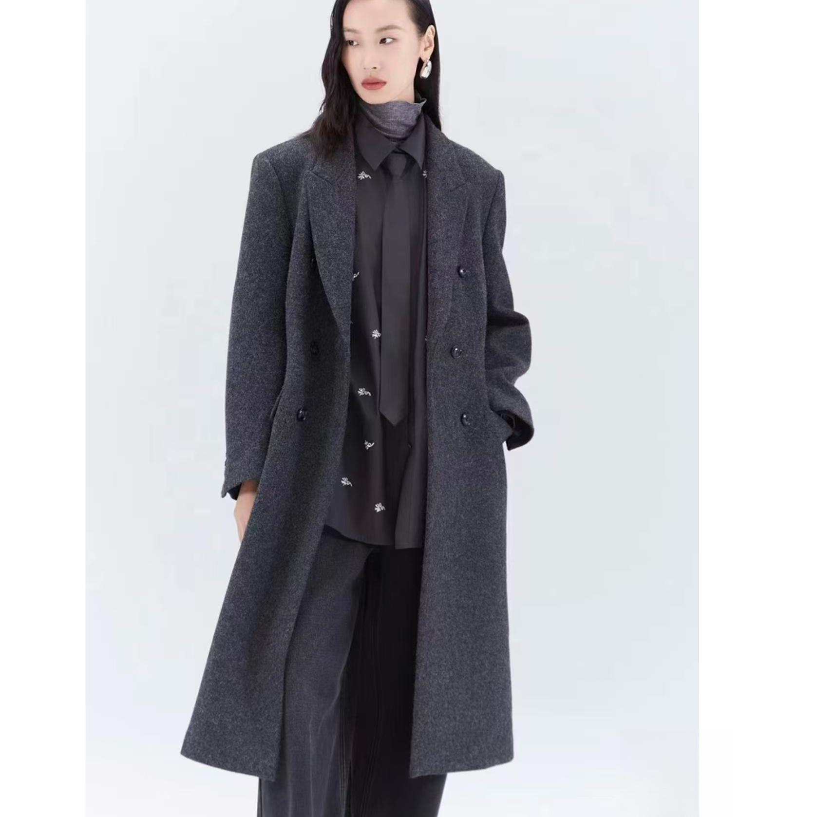 121大衣ED41DYH032剪标出货