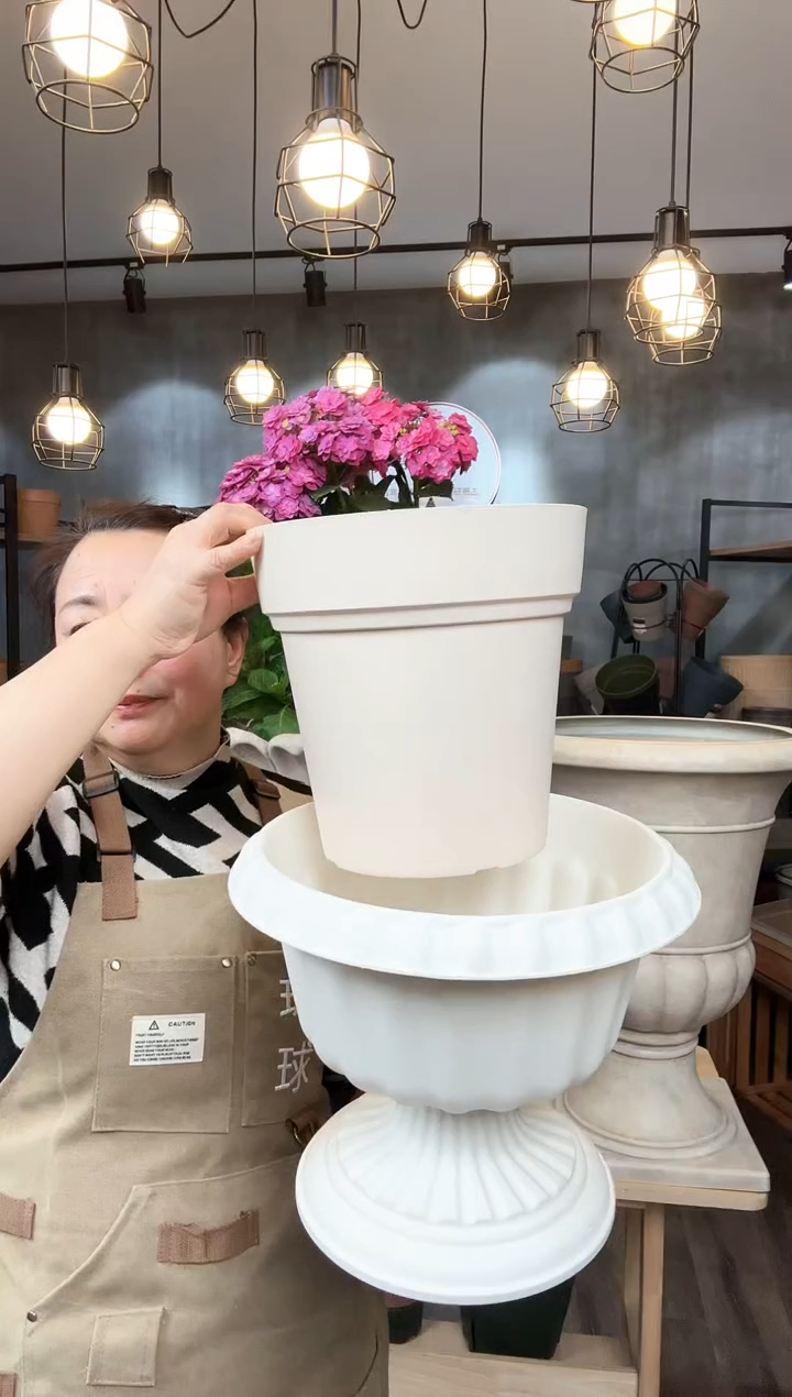 【闪购商品】塑料佛蒙特220四只福连祥豪华杯五只全米白色
