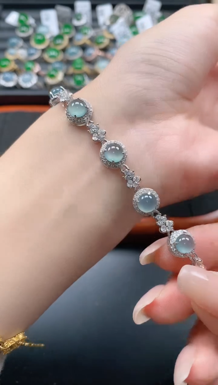 银S925镶嵌戒指翡翠11