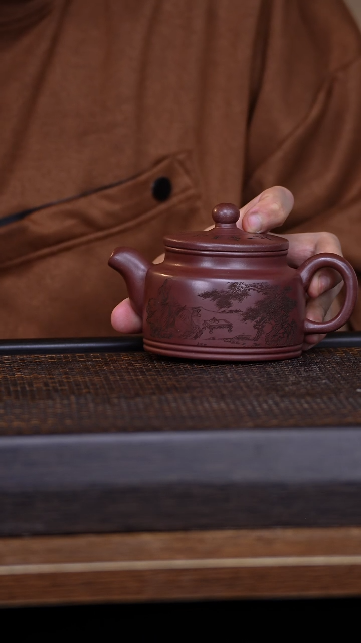 茶壶紫砂宜兴手工原矿紫砂壶001