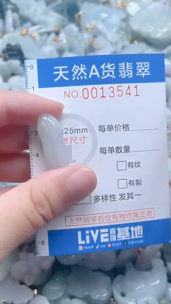 翡翠未镶嵌吊坠(不含链)1