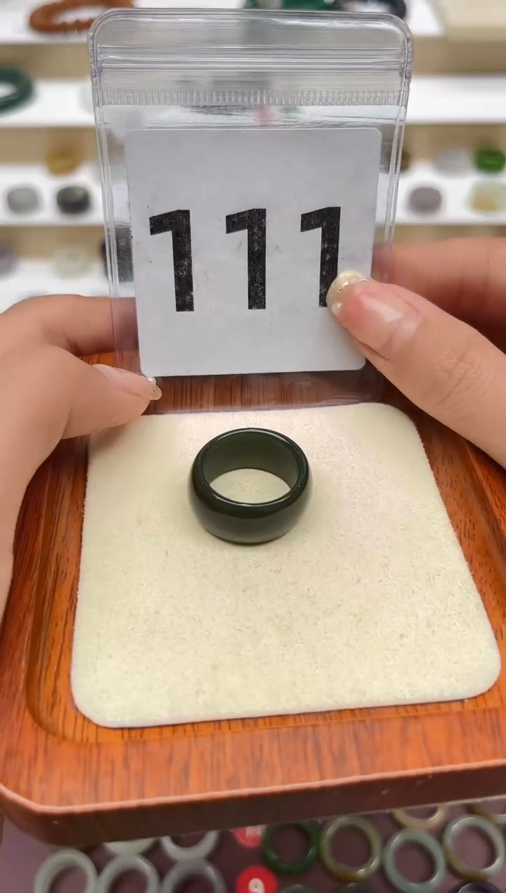 【闪购商品】和田玉戒指未镶嵌17号