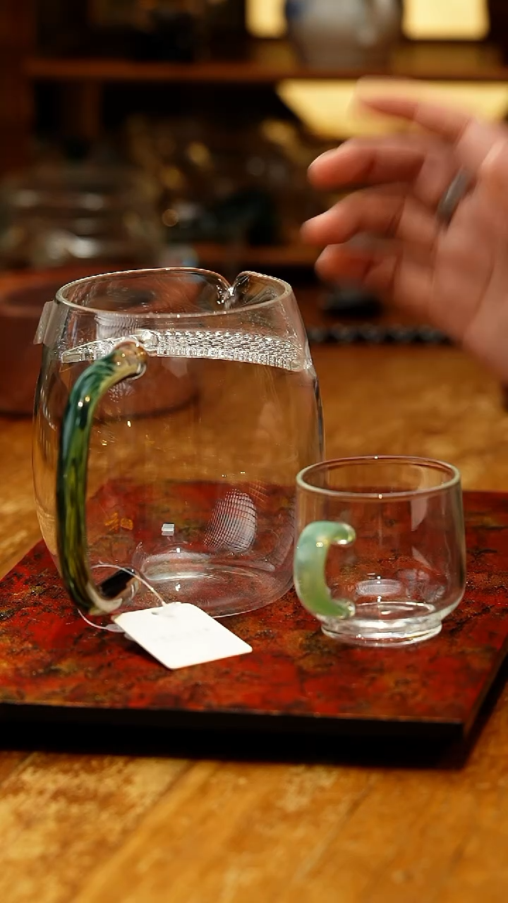 【闪购商品】禾器/澄然煮茶器（凤尾青绿）+水月杯青玉