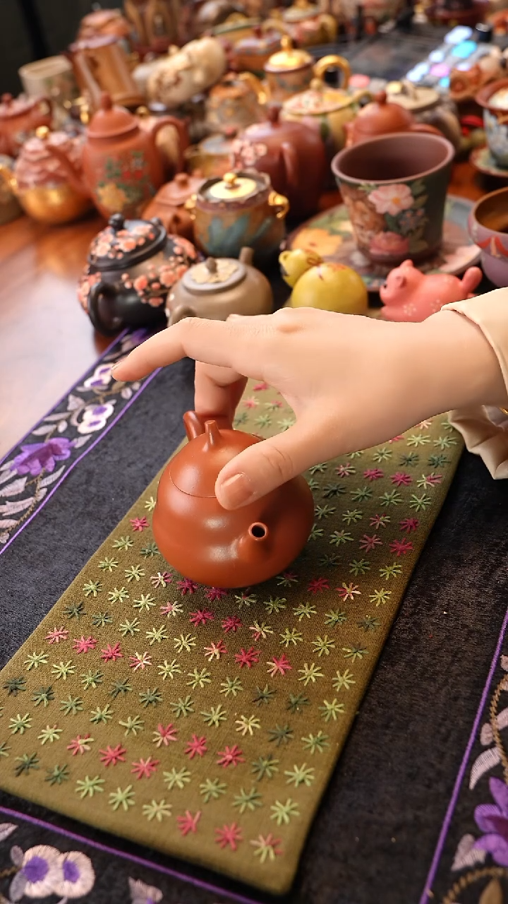 茶壶紫砂红泥葫芦