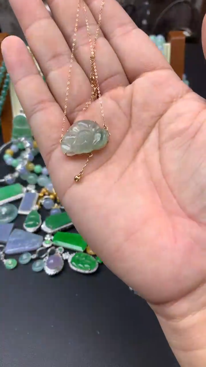 【闪购商品】翡翠颈饰未镶嵌49-天然翡翠