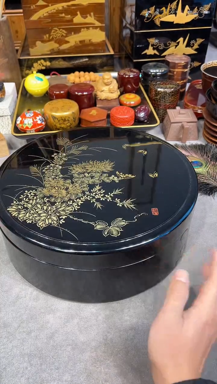 沈金雕刻 大茶仓