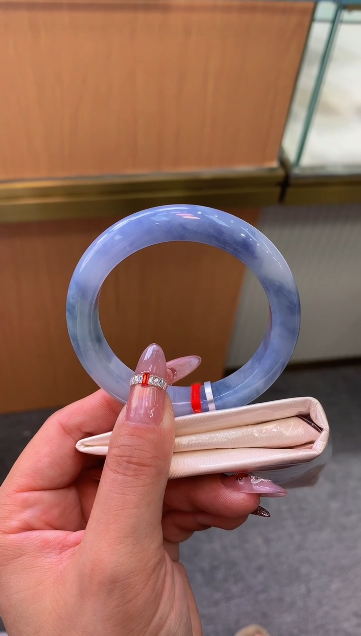 未镶嵌手镯翡翠-F89-正圈52