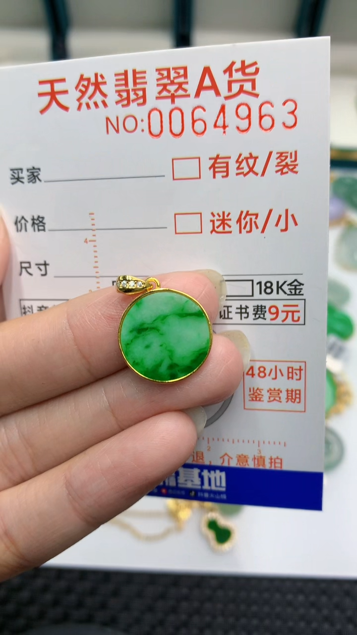 【闪购商品】翡翠颈饰银S925镶嵌            8