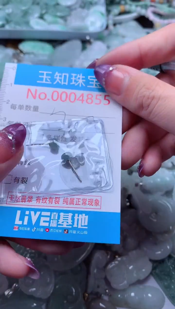 翡翠未镶嵌吊坠(不含链)4855