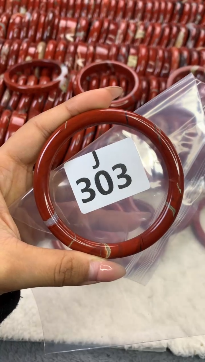 【闪购商品】碧石红碧石手镯未镶嵌303-62