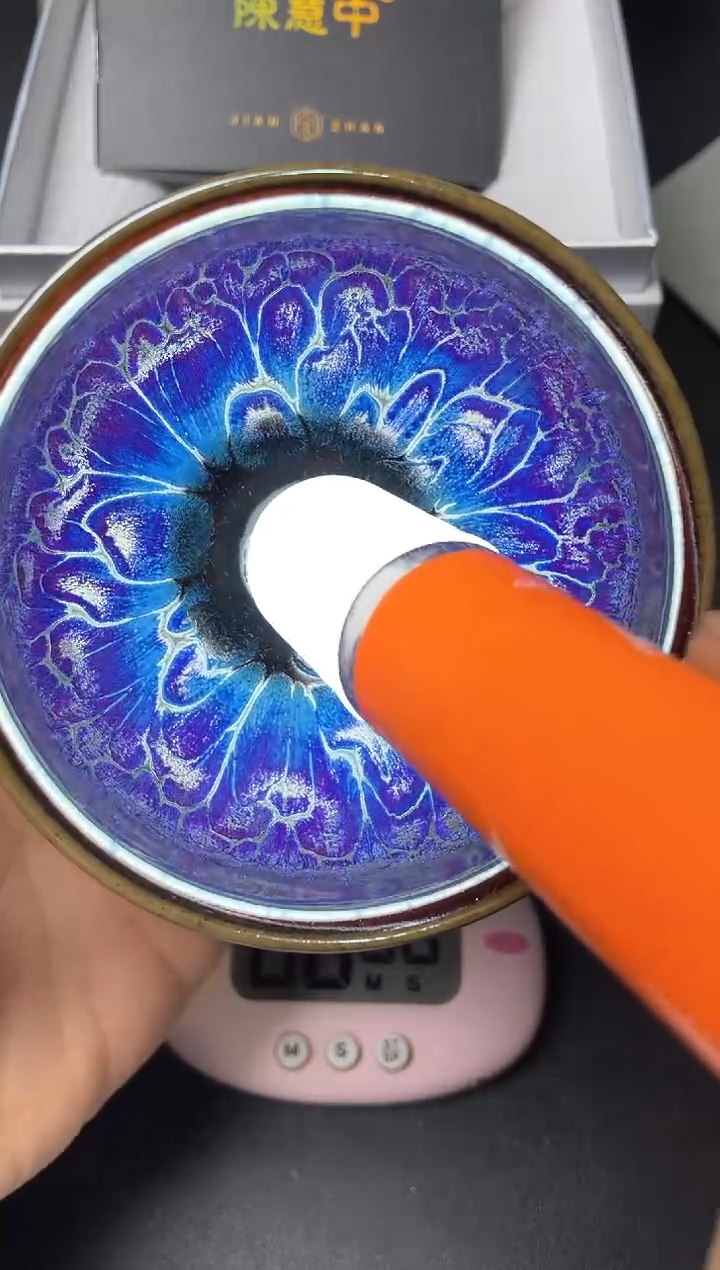 【闪购商品】茶盏高端茶器主人杯蓝色012