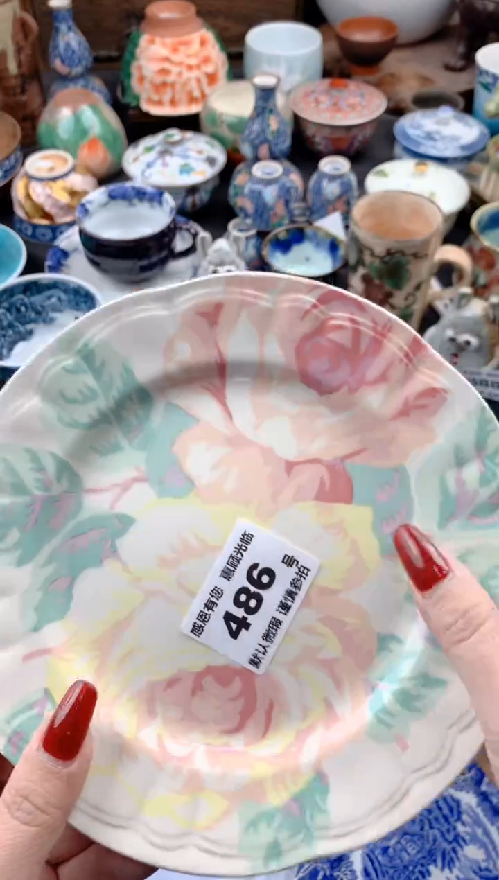 【闪购商品】瓷片486号九姑娘工艺品瓷器