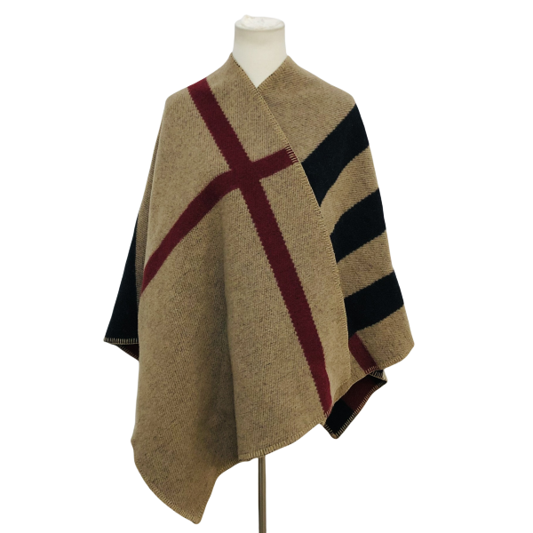 妃鱼/博柏利/羊毛/斗篷/95新/z零二零七