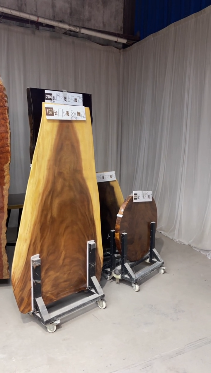 【闪购商品】157号170**80*6.2南美胡桃木实木大板桌