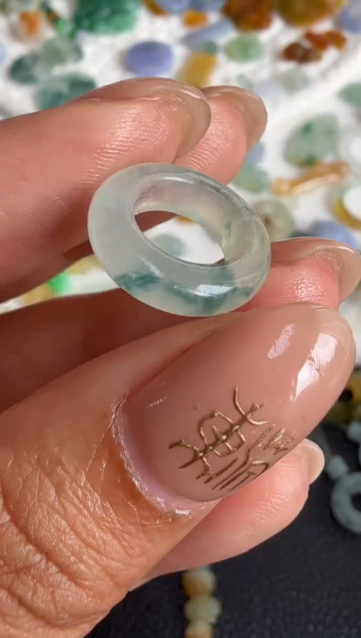 未镶嵌定制翡翠跑环价格260+26