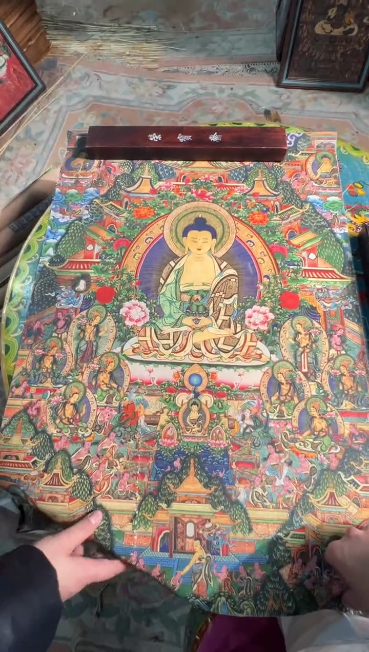 卷轴画卷轴画奥奥的唐卡
