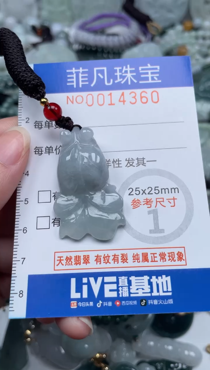 颈饰未镶嵌翡翠14360