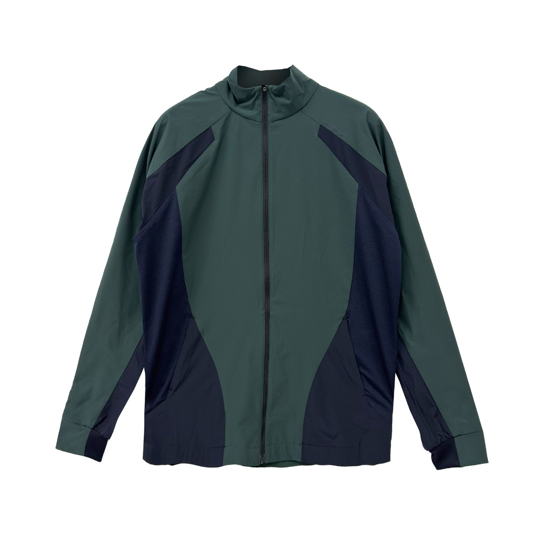 Hyein Seo Track拉链夹克外套 深绿色