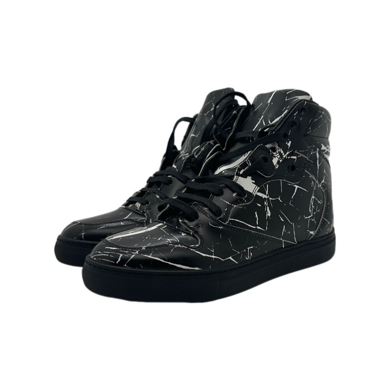 99新 Balenciaga/巴黎世家 大理石花纹图案 休闲鞋36码 H0442 CS