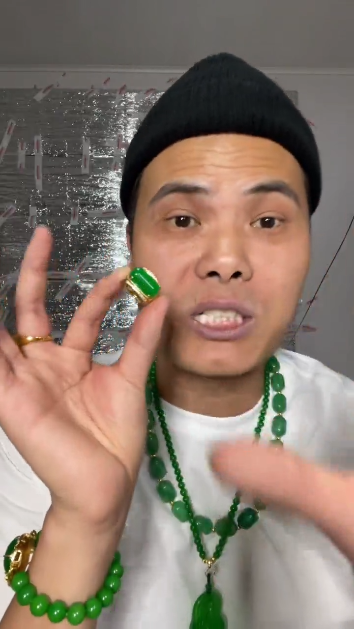 翡翠戒指未镶嵌【小伍珠宝】高端马鞍戒