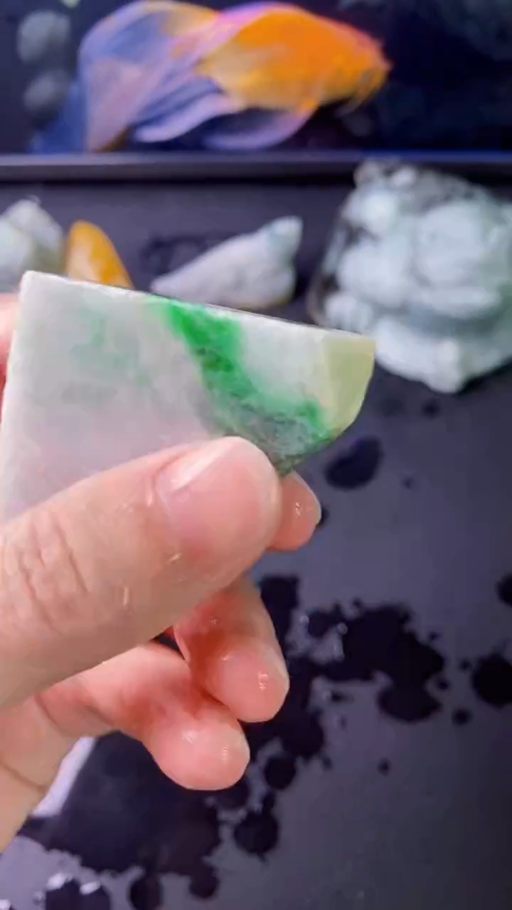 【闪购商品】翡翠挂件未镶嵌004天然A货翡翠