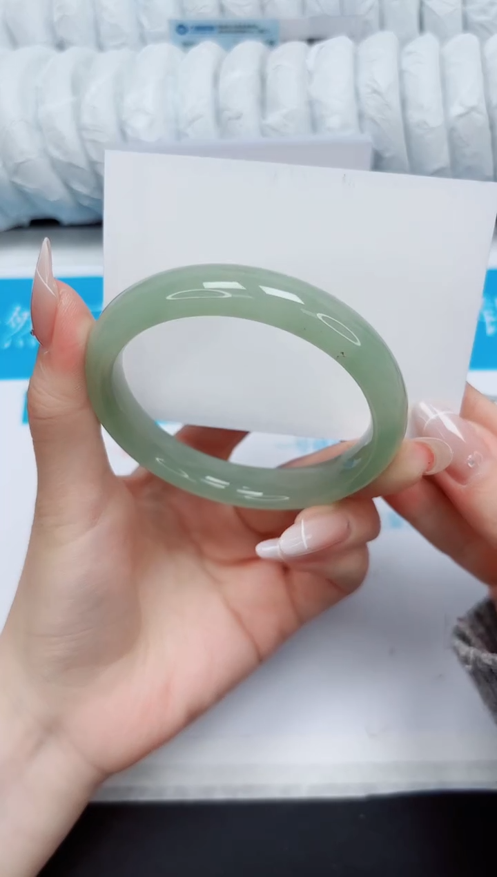 【闪购商品】石英质玉未镶嵌手镯346-59.5