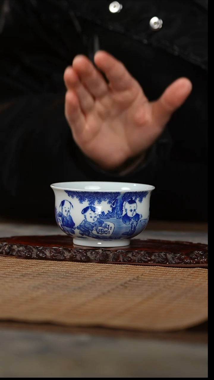 【闪购商品】墨舍柴窑童子读书炉式杯