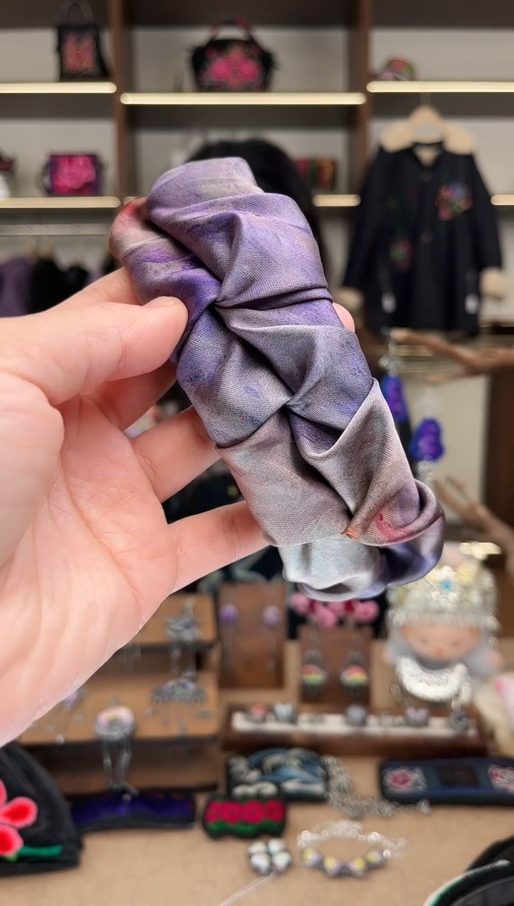 织绣A08黔东南苗族刺绣 发箍