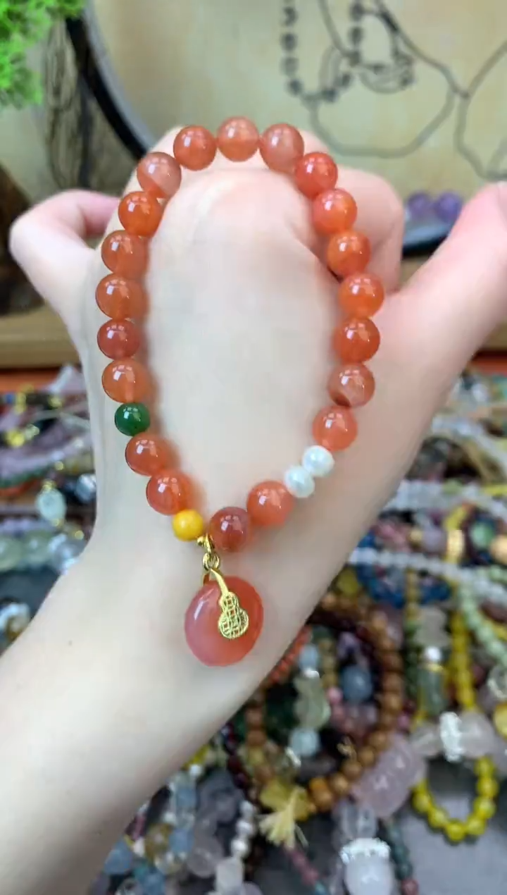 【闪购商品】玛瑙手饰未镶嵌256手串