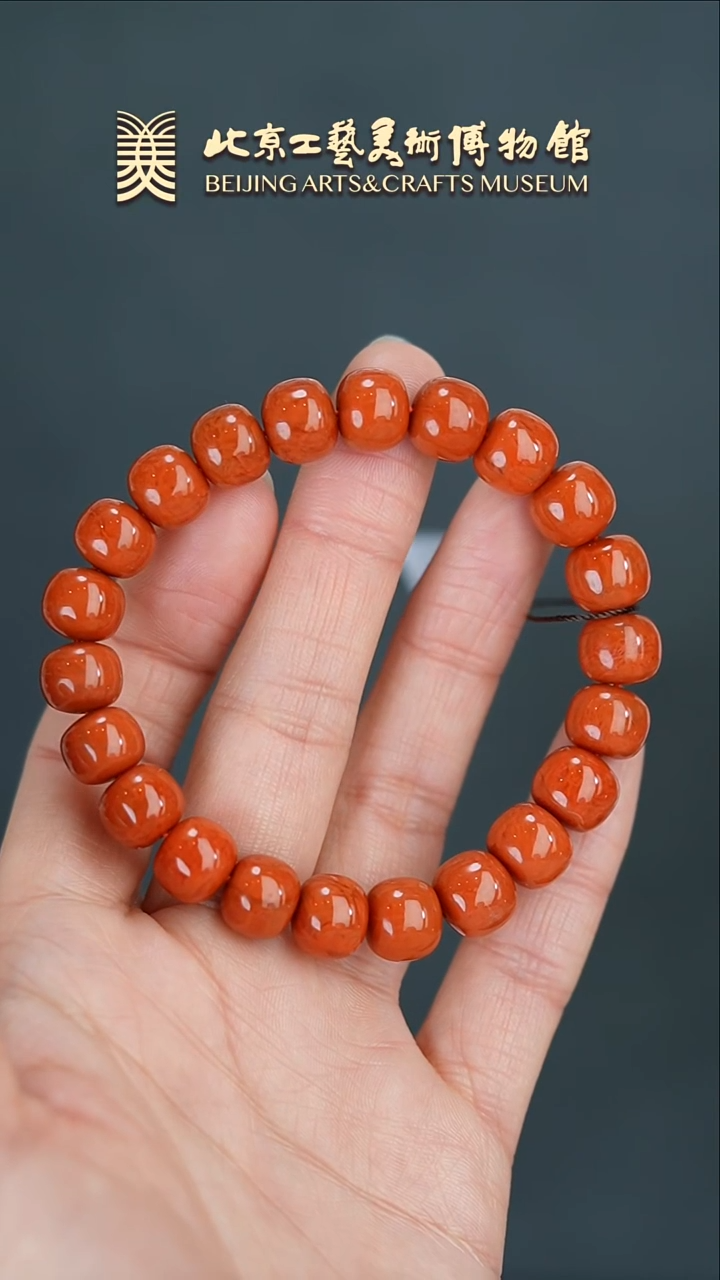 【闪购商品】南红玛瑙手串未镶嵌B0208GMD067瓦西南红老型手串