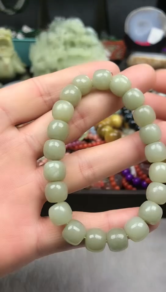 【闪购商品】和田玉手链未镶嵌【10MM】