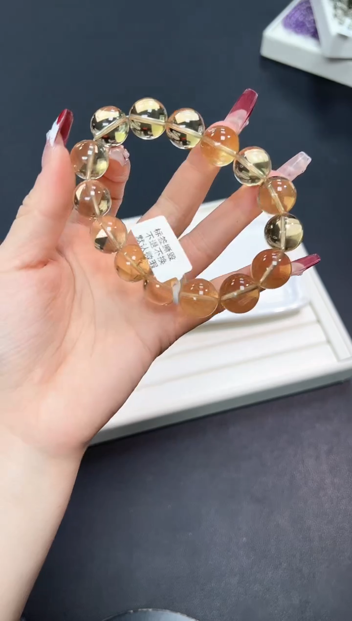 【闪购商品】水晶手串未镶嵌14r多样性发其一/1条默认微瑕