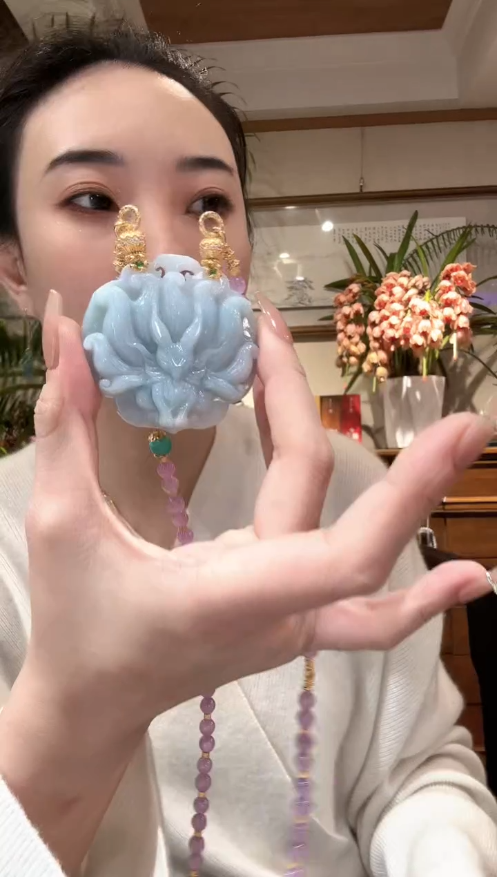 【闪购商品】翡翠颈饰未镶嵌国风