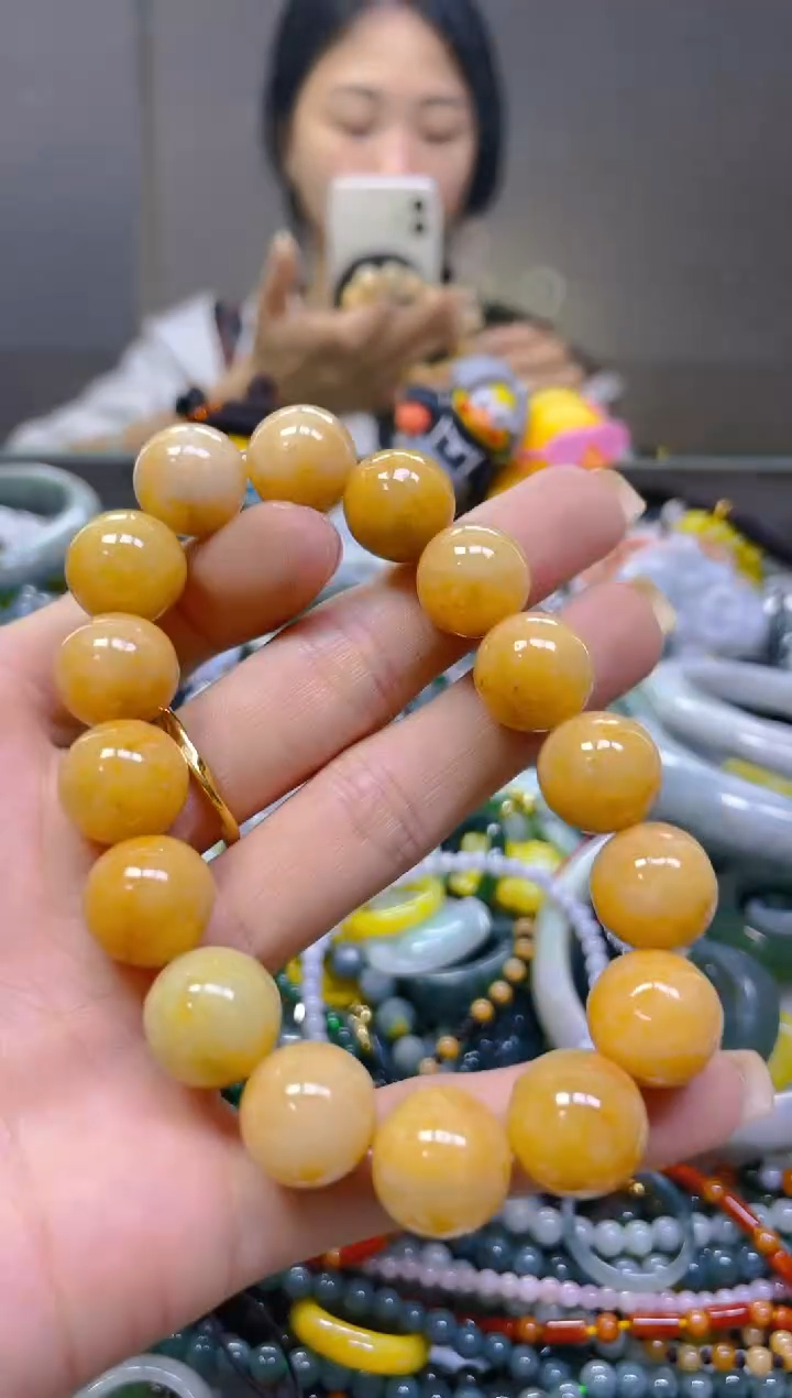 翡翠未镶嵌颈饰13MM/W/翡翠A货一图一物