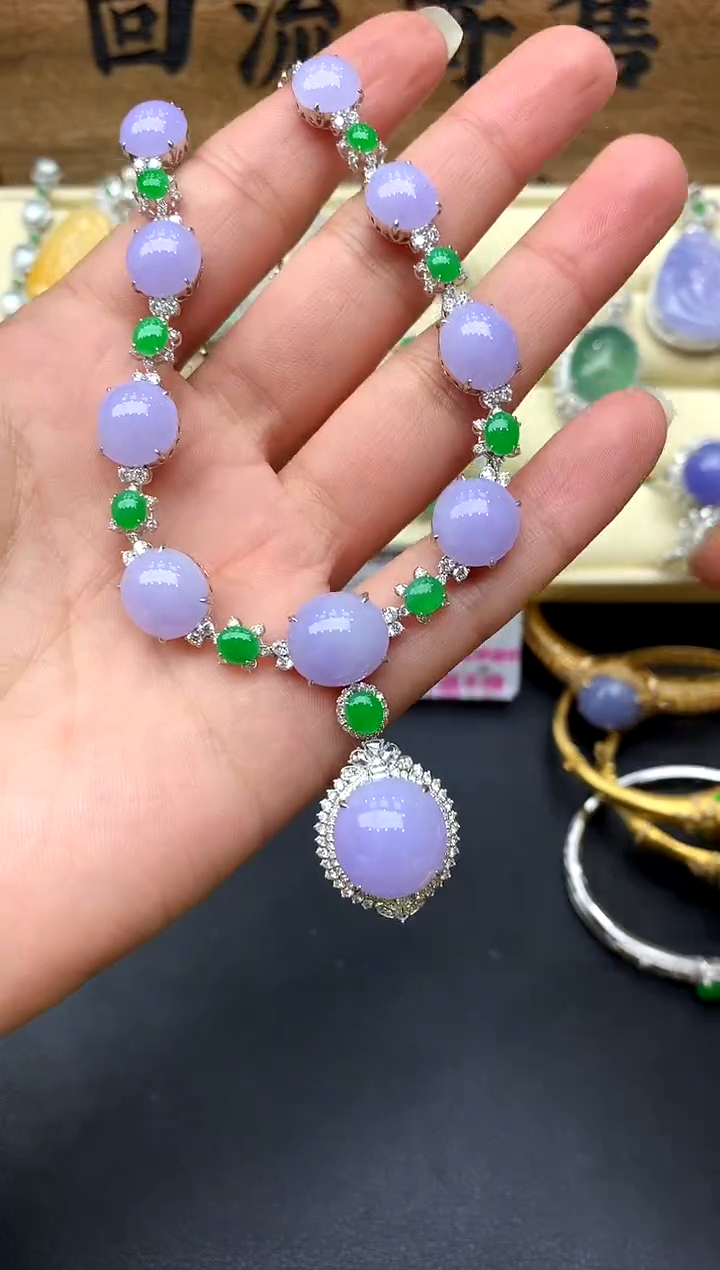 【闪购商品】翡翠颈饰18K金镶嵌399-中国好珍宝