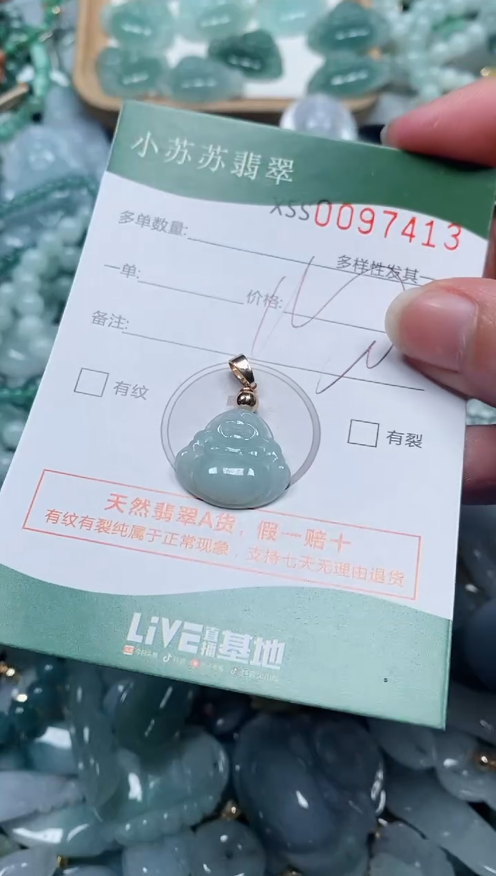 【闪购商品】翡翠颈饰未镶嵌闪购商品0097413