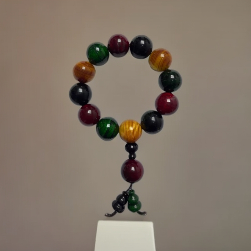 【照耀千秋 尽耀光芒】A948雪山重楼七彩药王手串