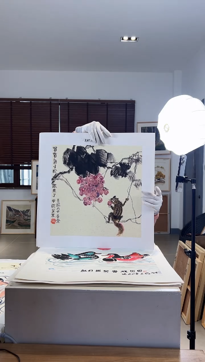 【闪购商品】版画限量亲签盖章版画S