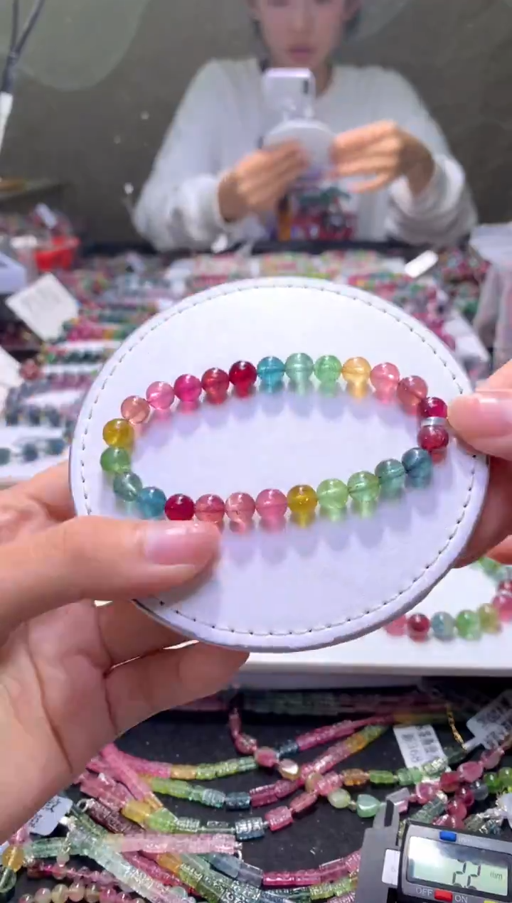 未镶嵌手串碧玺A88【天然碧玺】